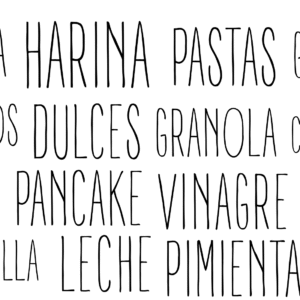 Calcomania Etiqueta de Cocina 02 UV-Dtf