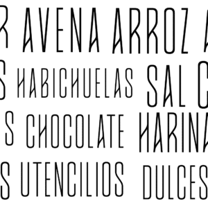 Calcomania Etiqueta de Cocina 03 UV-Dtf