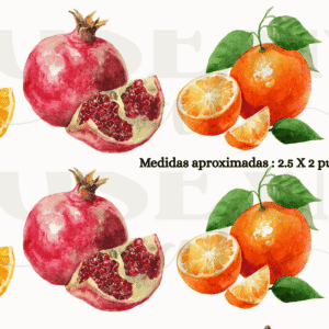 Calcomania Frutas Diversas 002