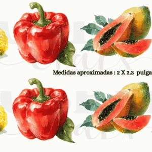 Calcomania Frutas Diversas