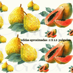 Calcomania Frutas Diversas003