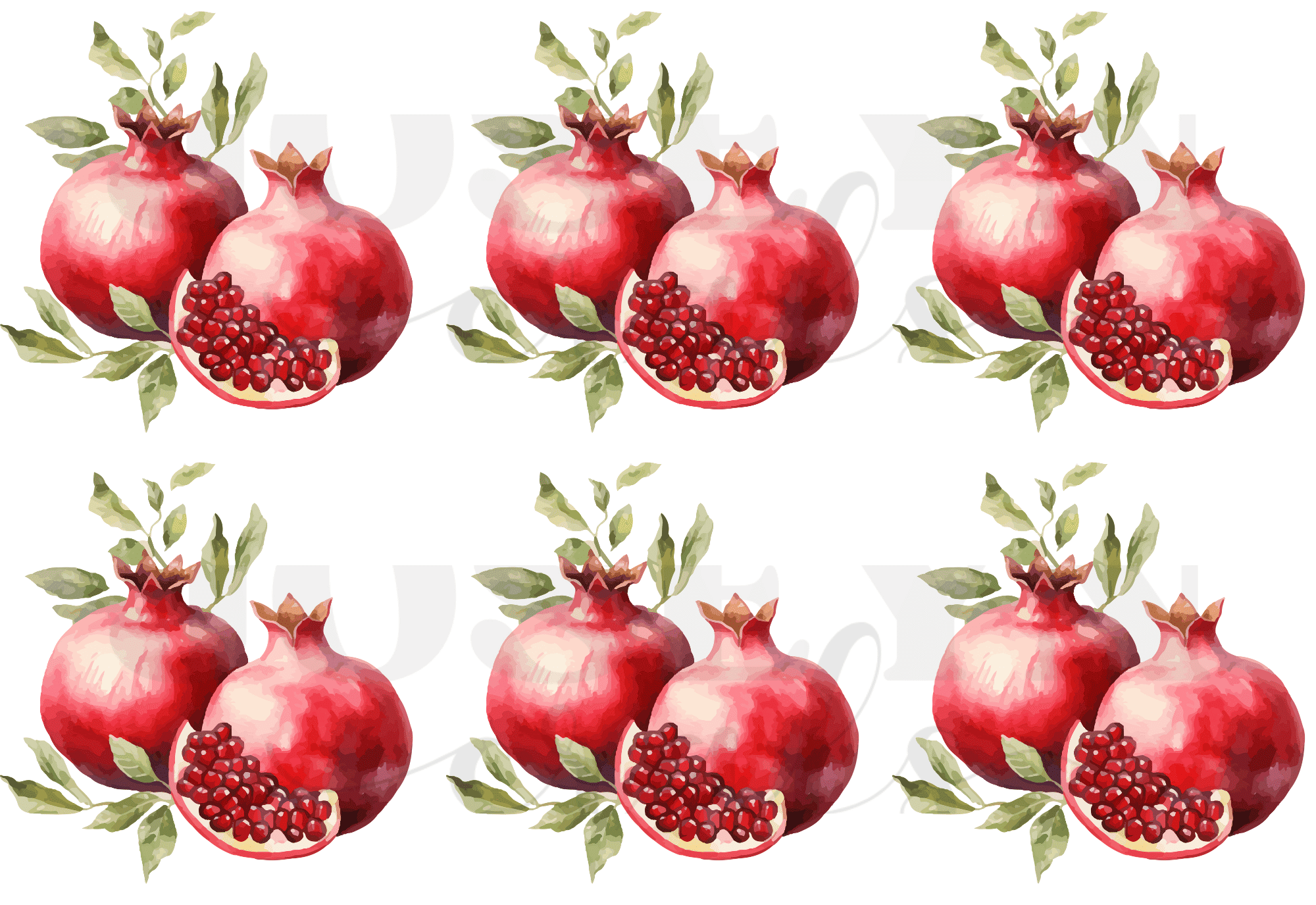 Calcomania Textil- Dtf-Granadas