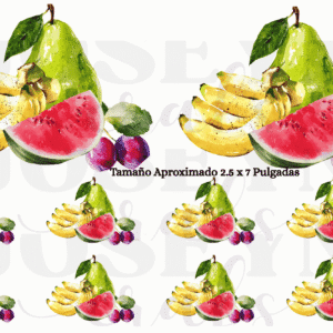 Calcomanias Guineos-Peras en Dtf