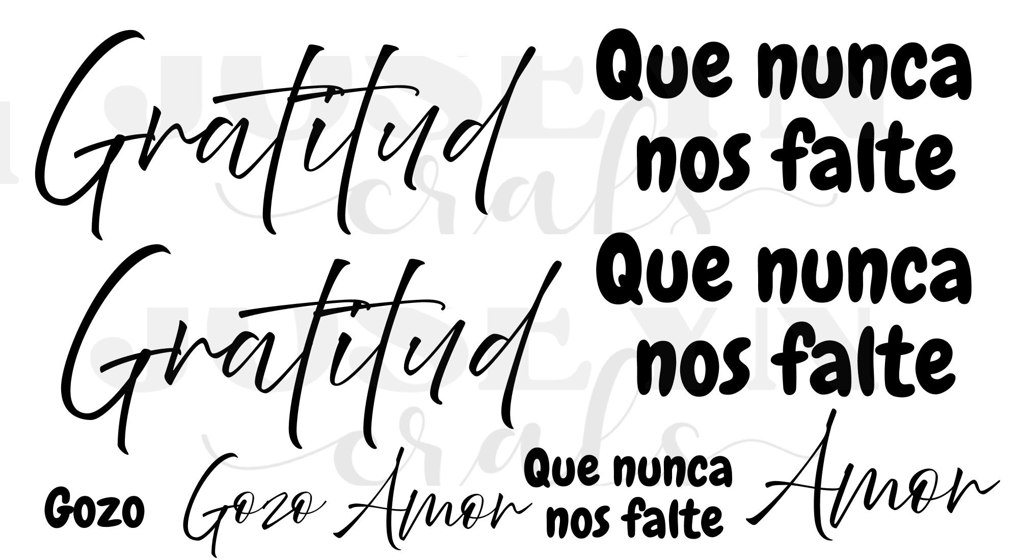 Calcomania Texto Gratitud