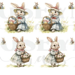 Calcomania Conejitos 11 en UV