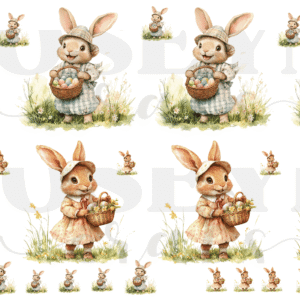 Calcomania Conejitos 12 en UV